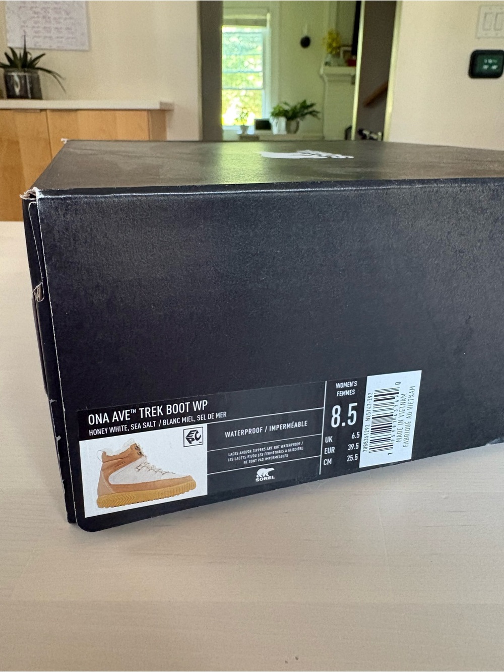 Sorel Ona Ave Trek Boot WP - Honey White & Sea Salt